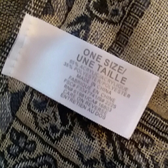 Beautiful Navy Scarf - Picture 5 of 5